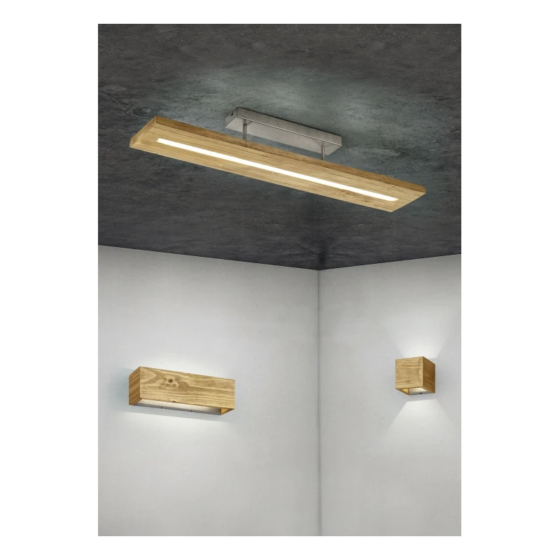 Trio Applique En Bois Carré Design BRAD 4 Trio Applique En Bois Carré Design BRAD – Image 2