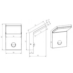 Trio Applique Extérieur à Détecteur Pearl -Magasin À Domicile applique exterieur detecteur pearl 4