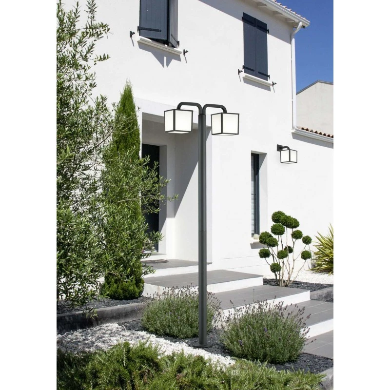 Trio Applique De Jardin Vintage Carré Led 5W CUBANGO 4 Trio Applique De Jardin Vintage Carré Led 5W CUBANGO – Image 2