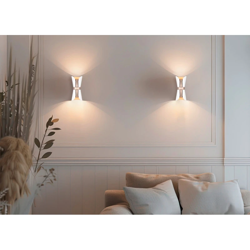 Trio Applique Murale Double éclairage Métal - COAT 4 Trio Applique Murale Double éclairage Métal - COAT – Image 2