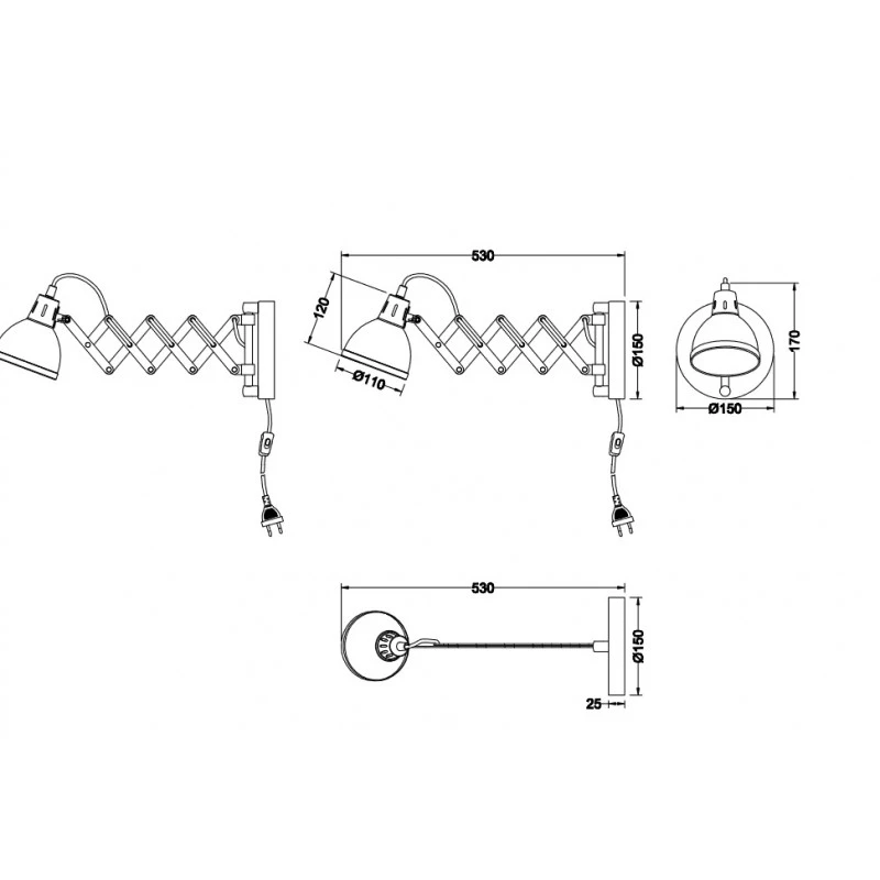 Trio Applique Vintage Extensible SCISSOR 6 Trio Applique Vintage Extensible SCISSOR – Image 4