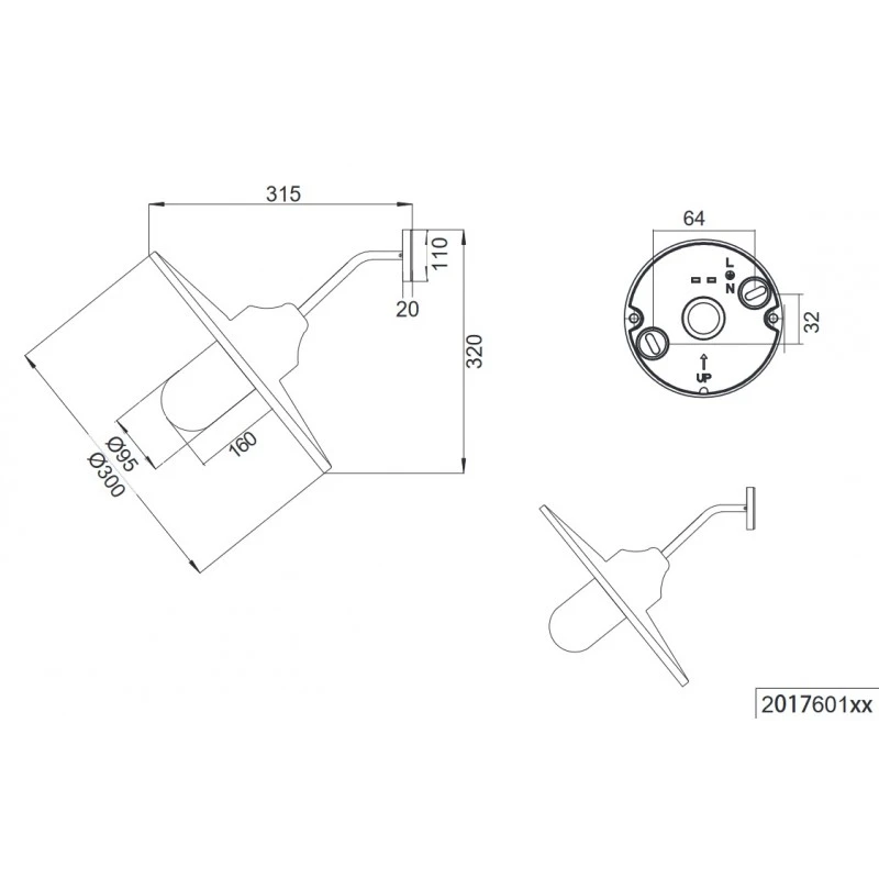 Trio Applique Vintage Outdoor Brenta 6 Trio Applique Vintage Outdoor Brenta – Image 4