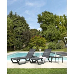 Bain De Soleil Design à Roulettes VELA Gris Par Scab Design -Magasin À Domicile bain de soleil design a roulettes vela gris par scab design 5