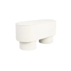 Banc Arrondi En Tissu Bouclé Marcos – Design Moderne Et Confort | Boite à Design -Magasin À Domicile banc arrondi en tissu boucle marcos design moderne confort boite a design 2