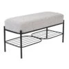 Banc Avec Coussin Tissu Milou -Magasin À Domicile banc avec coussin tissu milou