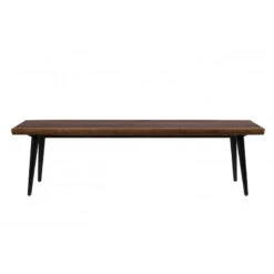 Banc En Bois Et Métal Alagon Industriel 160x40 Cm - Dutchbone