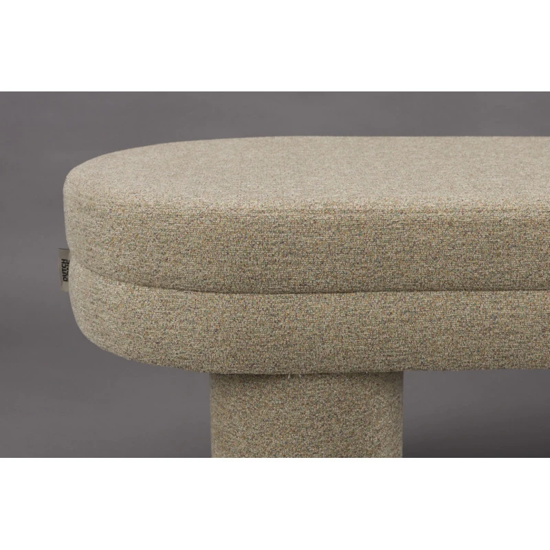 Banc Intérieur En Tissu Bouclé 110 Cm - FERN 8 Banc Intérieur En Tissu Bouclé 110 Cm - FERN – Image 6