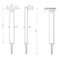 Trio Borne De Jardin Led Solaire à Détecteur Esquel 9 Trio Borne De Jardin Led Solaire à Détecteur Esquel -Magasin À Domicile borne jardin led solaire detecteur esquel 2