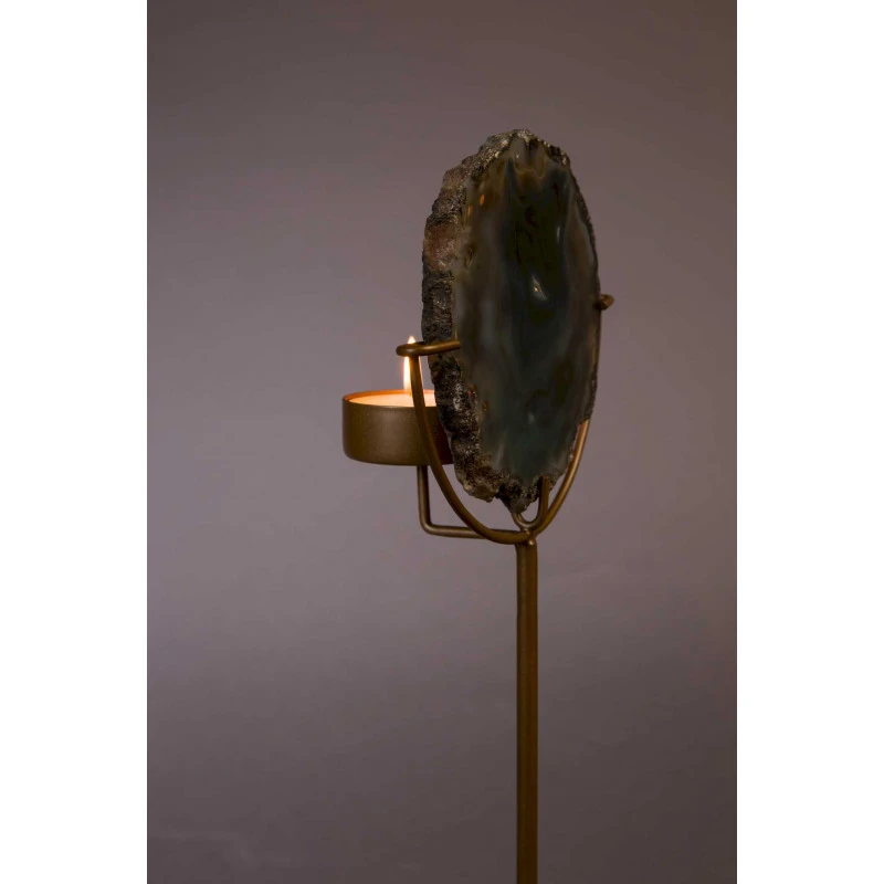 Bougeoir Pierre D'agate GEM - Dutchbone 4 Bougeoir Pierre D'agate GEM - Dutchbone – Image 2