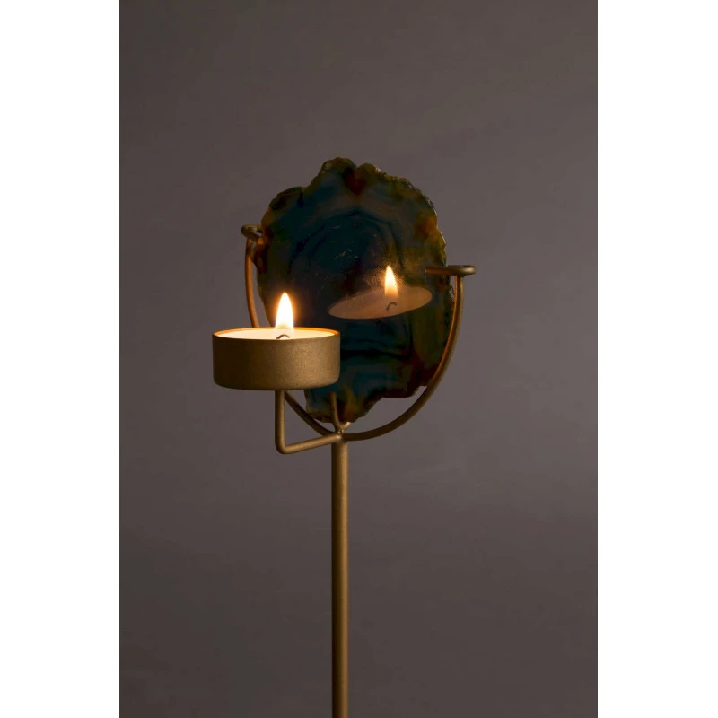 Bougeoir Pierre D'agate GEM - Dutchbone 8 Bougeoir Pierre D'agate GEM - Dutchbone – Image 6