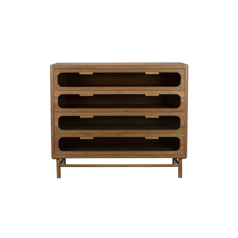 Buffet à Tiroirs Vintage Bois Et Verre CAROUN - Dutchbone 3 Buffet à Tiroirs Vintage Bois Et Verre CAROUN - Dutchbone