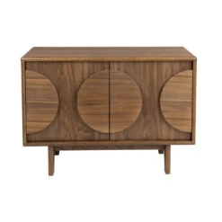 Buffet Bas En Bois 2 Portes Groove - Zuiver