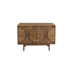 Buffet Bas En Bois 2 Portes Groove - Zuiver -Magasin À Domicile buffet bas en bois 2 portes groove zuiver 6