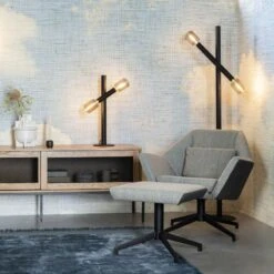 Buffet Bas En Bois Portes Coulissantes HARDY - Zuiver -Magasin À Domicile buffet bas en bois portes coulissantes hardy zuiver 3