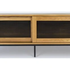 Buffet Bas En Bois Portes Coulissantes HARDY - Zuiver -Magasin À Domicile buffet bas en bois portes coulissantes hardy zuiver 4