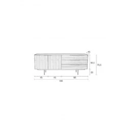 Buffet De Salle à Manger Travis - Zuiver 21 Buffet De Salle à Manger Travis - Zuiver -Magasin À Domicile buffet de salle a manger travis zuiver 9