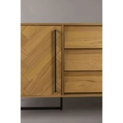 Buffet De Salon En Bois Class - Dutchbone -Magasin À Domicile buffet de salon en bois class dutchbone 3