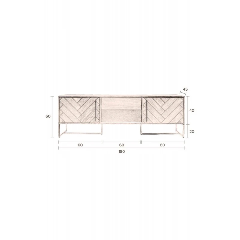 Buffet Et Meuble TV Vintage Class Sideboard - Dutchbone 13 Buffet Et Meuble TV Vintage Class Sideboard - Dutchbone – Image 11
