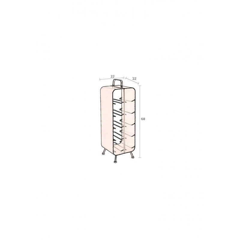 Casier Bouteille De Vin Industriel Dutchbone - STALWART 14 Casier Bouteille De Vin Industriel Dutchbone - STALWART – Image 12