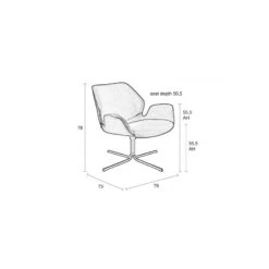 Chaise De Salon Pivotante Nikki - Zuiver 29 Chaise De Salon Pivotante Nikki - Zuiver -Magasin À Domicile chaise de salon pivotante nikki zuiver 13