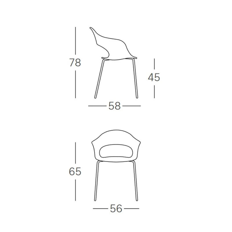 Chaise Design Recyclable Lady B - Scab Design 8 Chaise Design Recyclable Lady B - Scab Design – Image 6