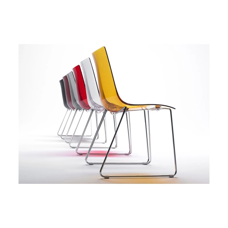 Chaise Design Zebra Pieds Luge Par Scab Design 4 Chaise Design Zebra Pieds Luge Par Scab Design – Image 2