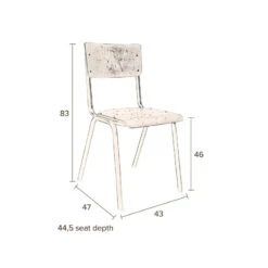 Chaise écolier Design Scuola Par Dutchbone -Magasin À Domicile chaise ecolier design scuola par dutchbone 8