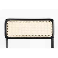 Chaise Rétro Perforée Vintage Jort En Hêtre Et Rotin Naturel - Zuiver -Magasin À Domicile chaise retro perforee vintage jort en hetre et rotin naturel zuiver 11