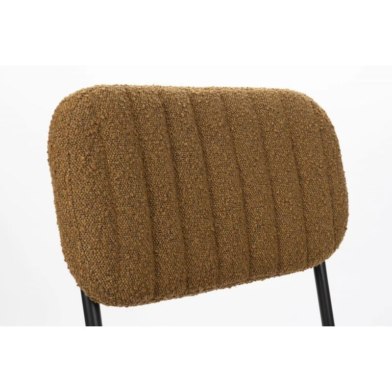 Chaise Rétro Tissu Bouclé JAKE - Boite à Design 11 Chaise Rétro Tissu Bouclé JAKE - Boite à Design – Image 9