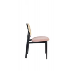 Chaise SPIKE En Canne De Rotin Et Assise En Tissu - Zuiver -Magasin À Domicile chaise spike en canne de rotin et assise en tissu zuiver 3