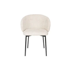 Chaise En Tissu Bouclette Et Métal - AYLE 16 Chaise En Tissu Bouclette Et Métal - AYLE -Magasin À Domicile chaise tissu bouclette metal ayle 1