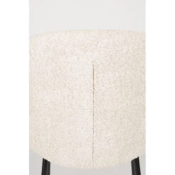 Chaise En Tissu Bouclette Et Métal - AYLE 22 Chaise En Tissu Bouclette Et Métal - AYLE -Magasin À Domicile chaise tissu bouclette metal ayle 7