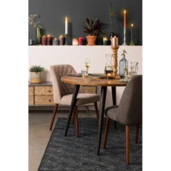 Chaise Tissu Diamant Matelassé Conway - Boite à Design -Magasin À Domicile chaise tissu diamant matelasse conway boite a design 10