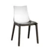 Chaise Transparente Bois Wenge Natural Zebra SCAB Design 1 Chaise Transparente Bois Wenge Natural Zebra SCAB Design -Magasin À Domicile chaise transparente bois wenge natural zebra scab design