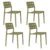 Chaises De Jardin Serra - Lot De 4 - Boite à Design -Magasin À Domicile chaises de jardin serra lot de 4 boite a design