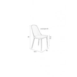 Chaises Déco PIP Pastel - Boite à Design - Lot De 2 25 Chaises Déco PIP Pastel - Boite à Design - Lot De 2 -Magasin À Domicile chaises deco pip pastel boite a design lot de 2 11