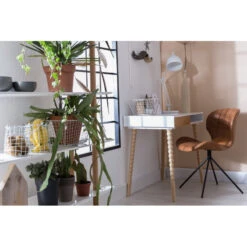 Chaises Design OMG LL Imitation Cuir Lot De 2 - Zuiver -Magasin À Domicile chaises design omg ll imitation cuir lot de 2 zuiver 5