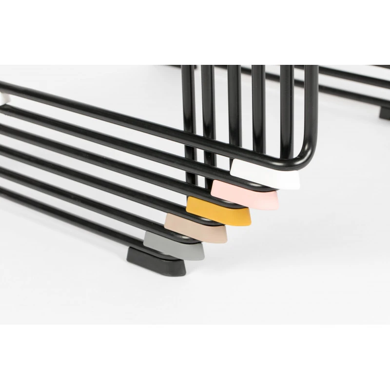 Chaises Design Stacks à Pieds Luges - Lot De 4 14 Chaises Design Stacks à Pieds Luges - Lot De 4 – Image 12