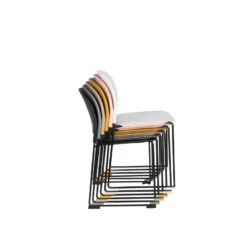 Chaises Design Stacks à Pieds Luges - Lot De 4 26 Chaises Design Stacks à Pieds Luges - Lot De 4 -Magasin À Domicile chaises design stacks a pieds luges lot de 4 8
