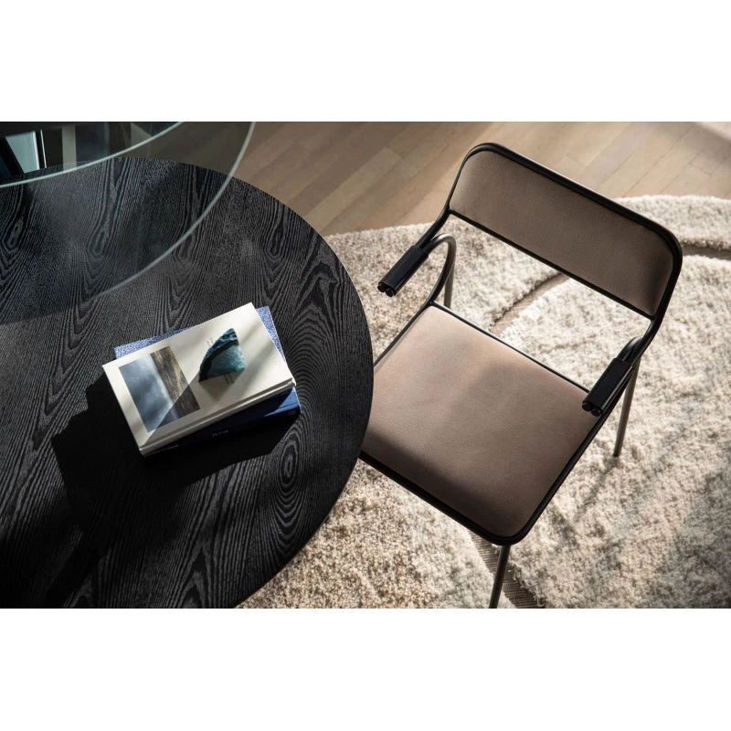 Chaises Design Tissu à Accoudoirs ALBA - Zuiver - Lot De 2 8 Chaises Design Tissu à Accoudoirs ALBA - Zuiver - Lot De 2 – Image 6