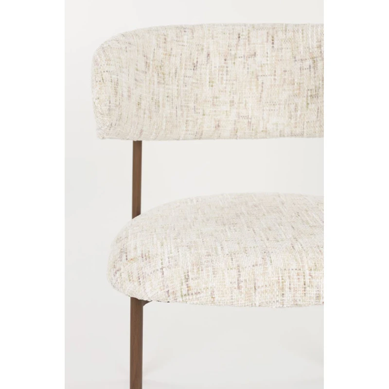 Chaises Tissu De Salle à Manger Claes - Lot De 2 4 Chaises Tissu De Salle à Manger Claes - Lot De 2 – Image 2