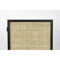 Colonne De Rangement En Bois Et Rotin Guuji - Boite à Design -Magasin À Domicile colonne de rangement en bois et rotin guuji boite a design 5