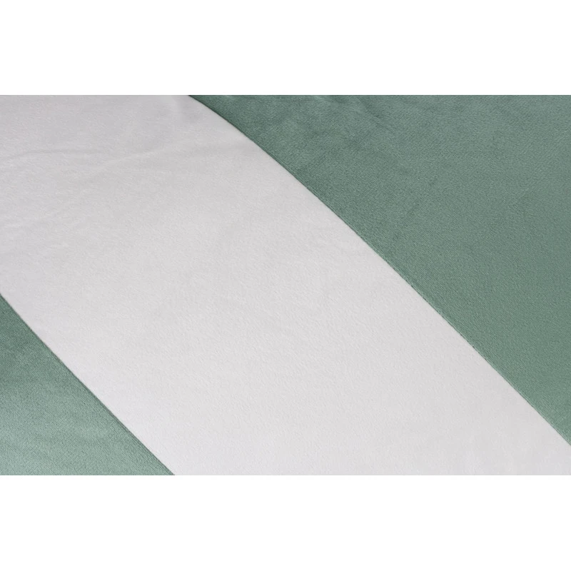 Coussin Tissu Blanc Et Vert HOY 30x60 Cm - Boite à Design 8 Coussin Tissu Blanc Et Vert HOY 30x60 Cm - Boite à Design – Image 6