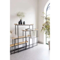 Ensemble étagères Gigognes Style Industriel Cabinet Flodka - Zuiver -Magasin À Domicile ensemble etageres gigognes style industriel cabinet flodka zuiver 9