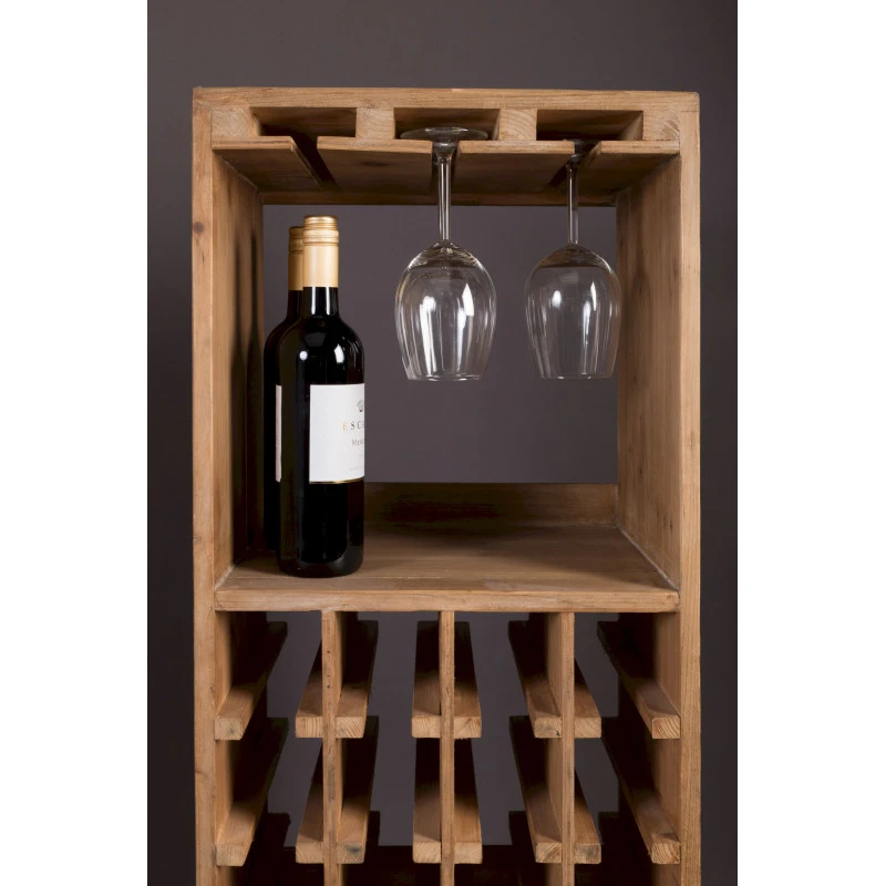 Etagère à Bouteilles De Vin Et Verres En Bois Claude - Dutchbone 7 Etagère à Bouteilles De Vin Et Verres En Bois Claude - Dutchbone – Image 5