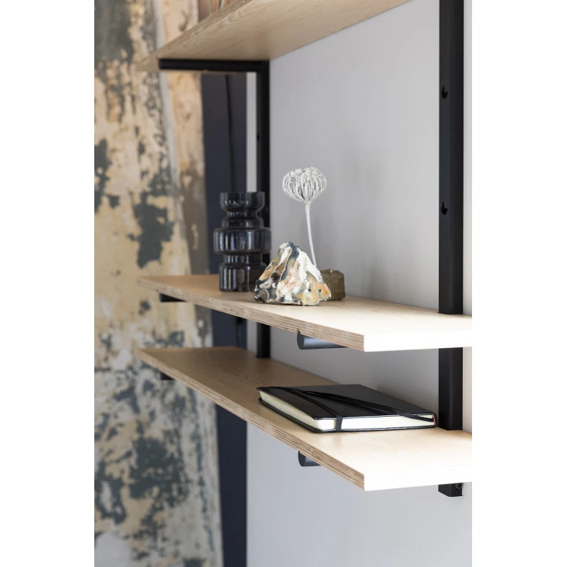 Étagère Murale Modulable BUNDY En Bois Et Métal Look Industriel - Zuiver 6 Étagère Murale Modulable BUNDY En Bois Et Métal Look Industriel - Zuiver – Image 4