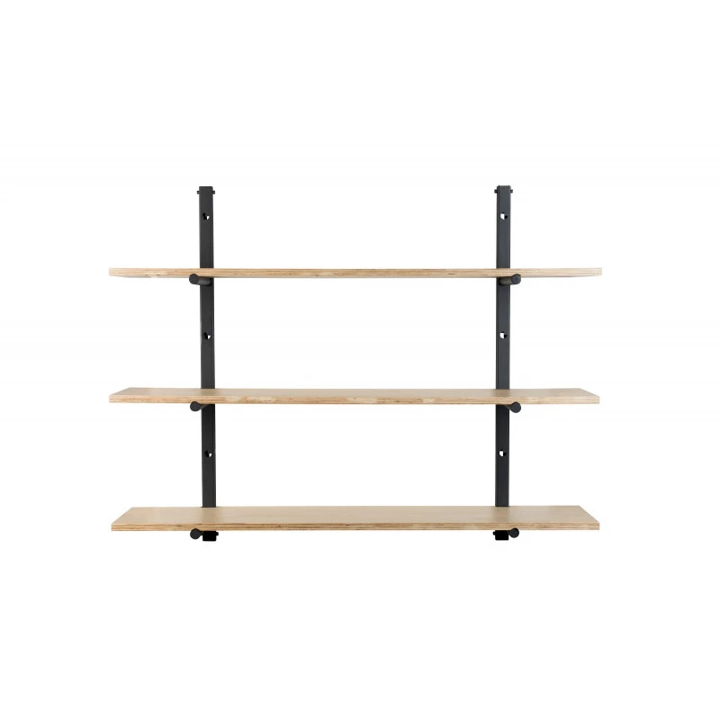 Étagère Murale Modulable BUNDY En Bois Et Métal Look Industriel - Zuiver 3 Étagère Murale Modulable BUNDY En Bois Et Métal Look Industriel - Zuiver