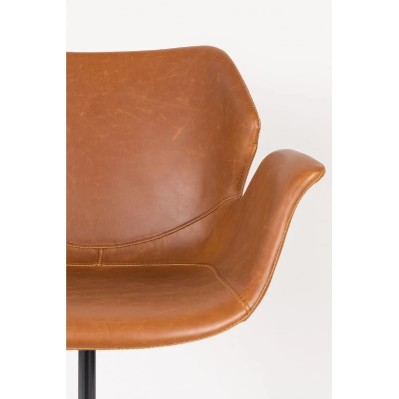 Fauteuil De Bureau Réglable à Roulettes Nikki - Zuiver 12 Fauteuil De Bureau Réglable à Roulettes Nikki - Zuiver – Image 10