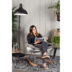 Fauteuil Design Rocky - Rocking Chair -Magasin À Domicile fauteuil design rocky rocking chair 4