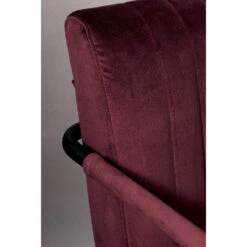 Fauteuil En Velours Dutchbone - STITCHED -Magasin À Domicile fauteuil en velours dutchbone stitched 6